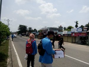 Peduli Korban Gempa di Palu, Mahasiswa UIN dan Pemuda Tebo Galang Dana