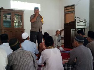 Giat Jumling, Kapolsek Ajak Warga Sukseskan Pemilu Damai, Aman dan Sejuk