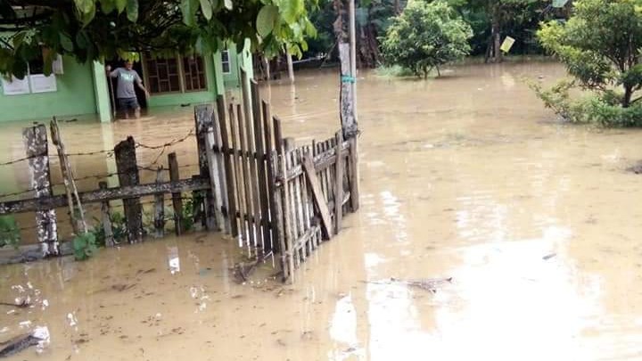 Diguyur Hujan Deras, Rumah Warga Jujuhan Terendam Banjir