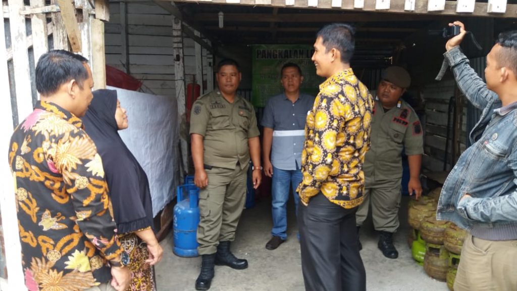 Satgas Pemkab Tebo, Tertibkan Pangkalan Elpiji Nakal
