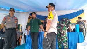Bupati Bungo Tinjau Pos Pengamanan Natal dan Tahun Baru