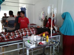 Sedang Bakar Ikan, Warga Bungo Dibacok