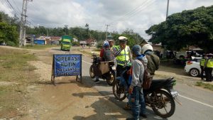 40 Roda Dua Terjaring Razia Satlantas Polres Tebo