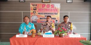 Kapolres Bungo, Gelar Kopi Masbung di Kecamatan Pasar