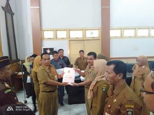 Sekda Bungo H Ridwan Is, Serahkan DPA Anggaran 2019