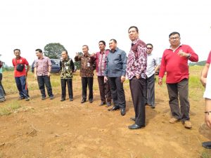 Bupati Bungo Bersama Kabiro Kesramas Tinjau Bakal Lokasi MTQ Tingkat Provinsi Jambi
