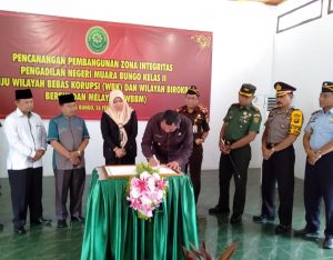 Bupati Bungo Apresiasi Oencanagan Zona Integritas WBK dan WBBM