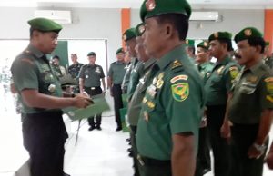 Dandim 0416/Bute, Lepas 15 Prajurit Purna Tugas