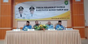 Bupati Bungo H Mashuri Buka Rapat Forum Perangkat Daerah
