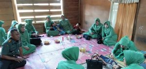 Ketua Persit Kodim 0416/Bute, Santuni Anak Penderita Hedrocipalus di Tebo