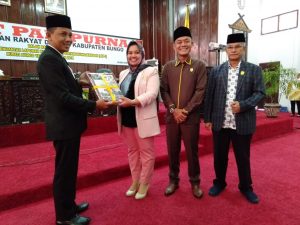 DPRD Bungo Gelar Paripurna Penyampaian LKPJ Bupati