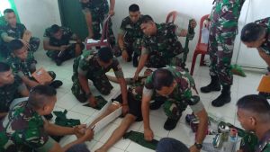 25 Prajurit Yonif Raider 142/KJ, Dibekali Tenaga Kesehatan