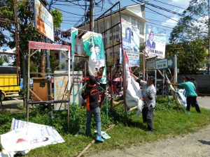 Masa Tenang, Sejumlah APK di Bungo Diturunkan