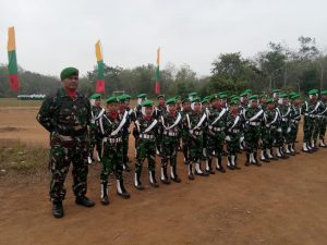 Babinsa Sertu Syaipul, Beri Semangat TNI Cilik Untuk Memiliki Jiwa Patriotik