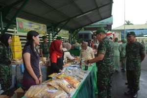 Tak Hanya Prajurit dan PNS, Bazar Murah di Kodam II/Sriwijaya Diminati Warga