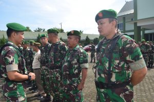 92 Orang Prajurit dan PNS Makorem 042/Gapu Mulai Diberangkatkan Cuti Lebaran