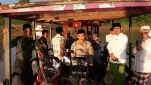 Babinsa Koramil 03/Sungai Bengkal Dampingi Camat Gelar Safari Ramadhan