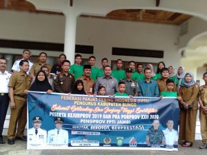 Danramil 416-02/TT, Dampingi Bupati Bungo, Lepas Atlet FPTI Ikuti Kejurda di Jambi