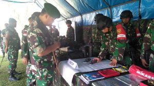 Danrem 042/Gapu Cek Kesiapan Satgas Pamtas Darat RI-RDTL Yonif R 142/KJ
