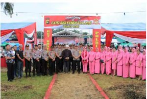Kapolres Tebo Buka Expo 2019, Meriakan HUT Bhayangkara Ke 73