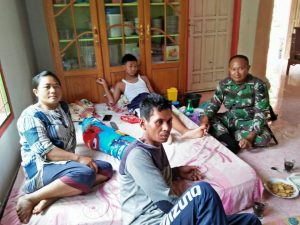 Babinsa Serka Sukarman, Ajak Orang Tua Awasi Anak Bersepeda Motor
