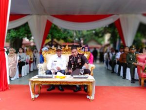 Wabup Bungo Hadiri Upacara HUT Bhayangkara ke -73