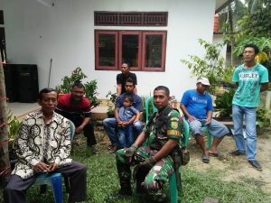 Babinsa Koramil 03/Sungai Bengkal Sambangi Rumah Warga