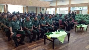 Korem 042/Gapu Gelar Bintal untuk Meningkatkan Disiplin dan Mental Prajurit