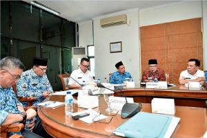Wabub Ami Taher Hadiri Rapat Percepatan Peyerahan Aset Dengan Sungai Penuh