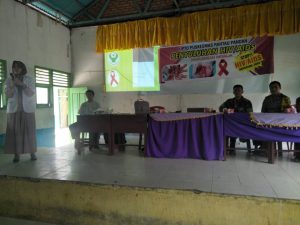 Babinsa Koramil 01/Rantau Pandan dan Puskesmas Gelar Sosialisasi Bayaha HIV/AIDS