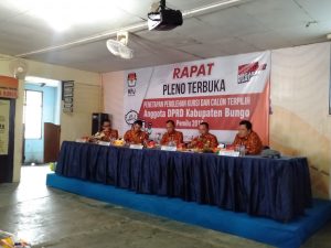 KPU Bungo Tetapkan 35 Nama Anggota DPRD Terpilih