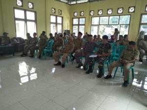 Babinsa Sertu Irwantoni, Hadiri Rapat Persiapan HUT RI ke-74