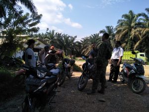 Babinsa Serma Majemuk, Perkuat Koordinasi Terkait Kamtibmas