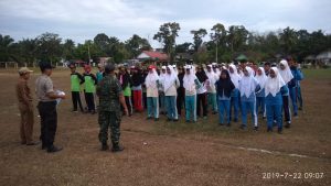 Jelang HUT RI, Babinsa Pelda Alde Jaring Anggota Paskibra Tingkat Kecamatan