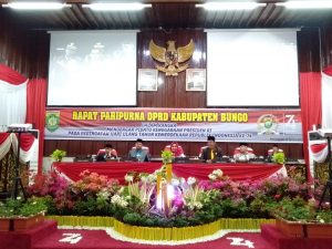 DPRD Bungo, Gelar Rapat Paripurna Mendengar Pidato Kenegaraan