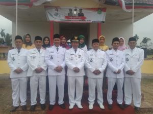 Upacara Hut RI Ke-74 di Kecamatan Vll Koto Ilir Berjalan Hikmad