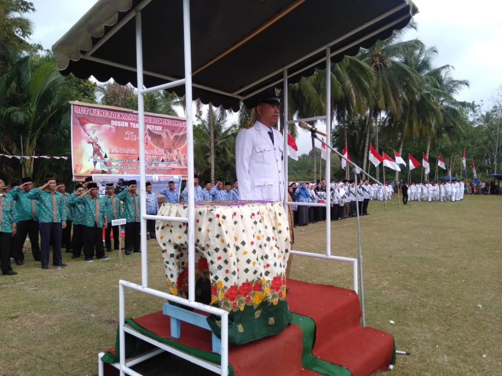 Pemdus Tanah Periuk, Sukses Gelar Upacara HUT RI Ke-74