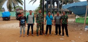 Babinsa Kopda Teguh, Ajak Warga Gelorakan Jiwa Kebangsaan