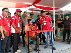 Bupati Bungo Hadiri Kejuaraan Menembak BHSC