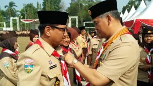 Walikota Jambi, Pimpin Upacara Hari Besar Pramuka ke 58