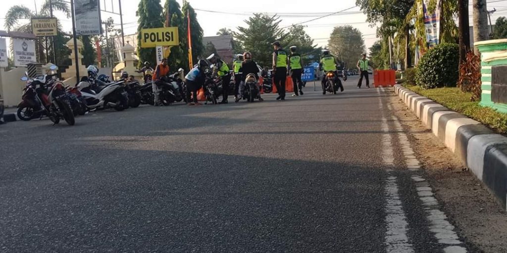 Operasi Patuh, Satlantas Polres Bungo Tilang 100 Kendaraan Setiap Hari