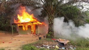 Ditinggal Kerja, Satu Rumah di Bungo Ludes Terbakar