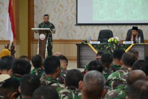 Kasrem 042/Gapu : Tahun Baru Islam 1441 H, Sebagai Momentum Peningkatan Iman dan Profesionalisme Prajurit