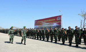 Personel Yonif Raider 142/KJ Gantikan Yonif Raider 408/Sbh