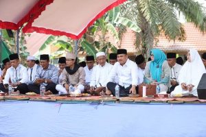 Kasdim 0416/Bute Bersama Bupati Bungo Hadiri Pengajian IMKK