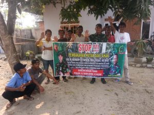 Babinsa Koramil 03/Sungai Bengkal Cegah Karhutla Lewat Sosialisasi