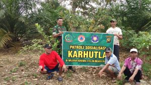 Babinsa Koramil 06/Muara Bungo Gelar Patroli Karhutla