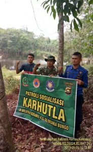Sertu Jauhari, Kembali Lakukan Giat Partoli Karhutla