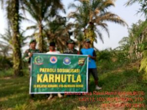 Sertu Jauhari Gelar Patroli Karhutla