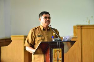 SekdaTeguh Arhadi, Buka Raker Kepegawaian Lingkup Pemkab Tebo